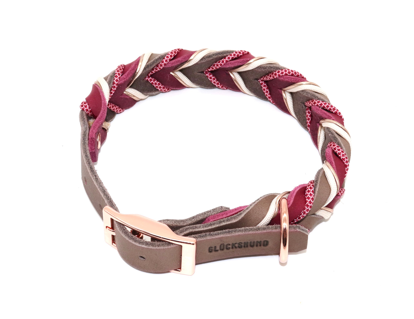 Hundehalsband Leder AMY