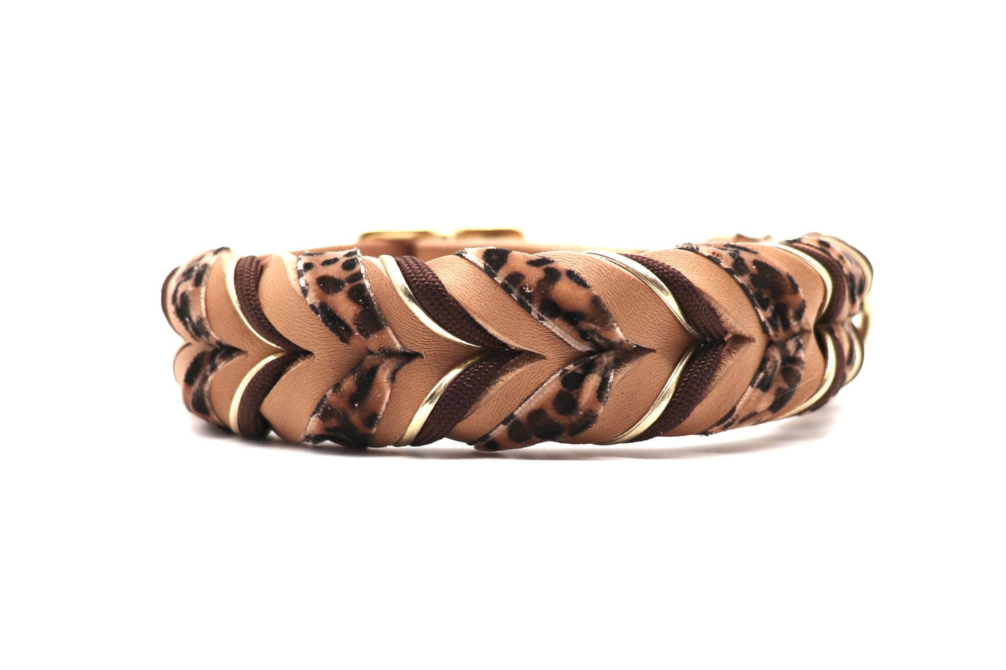LEO Lederhalsband Gr. M