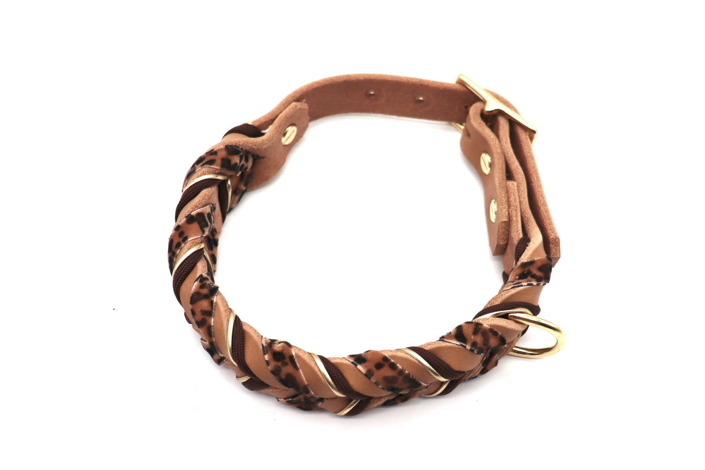 Lederhalsband Modell LEO