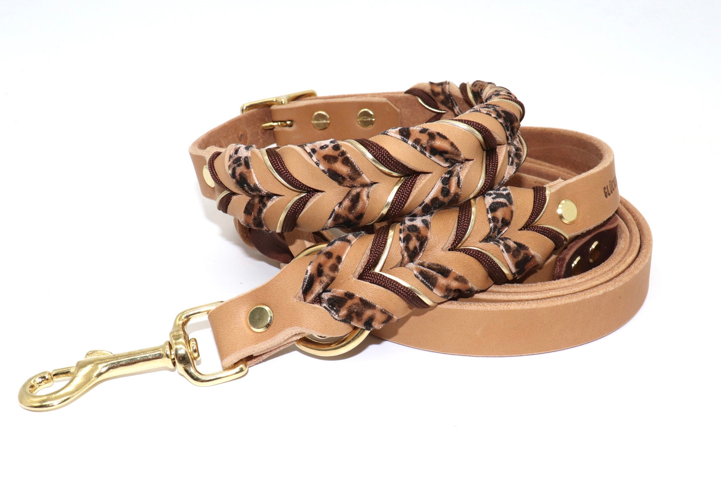 Halsband- und Leinenset Leo