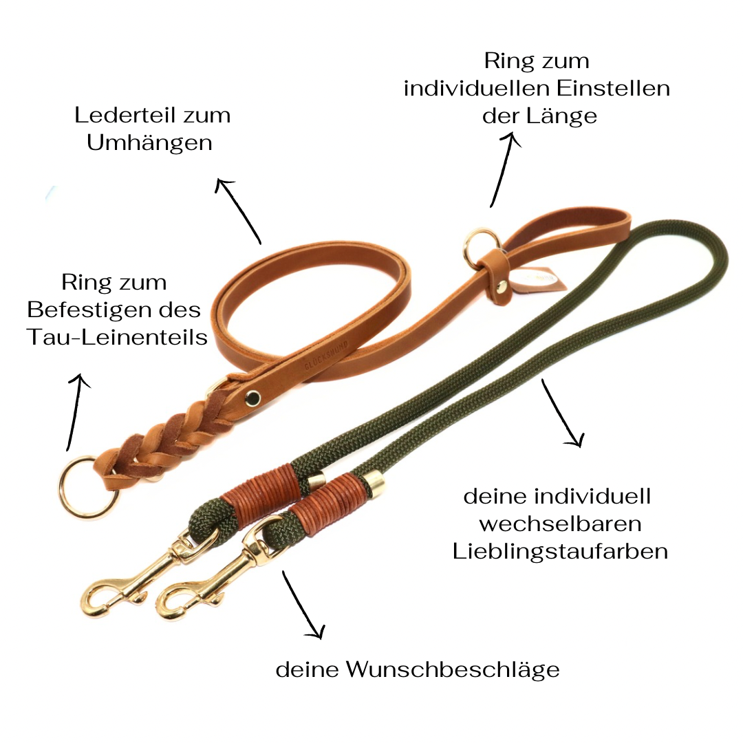 Lederleine zum Umhängen SWITCH-IT