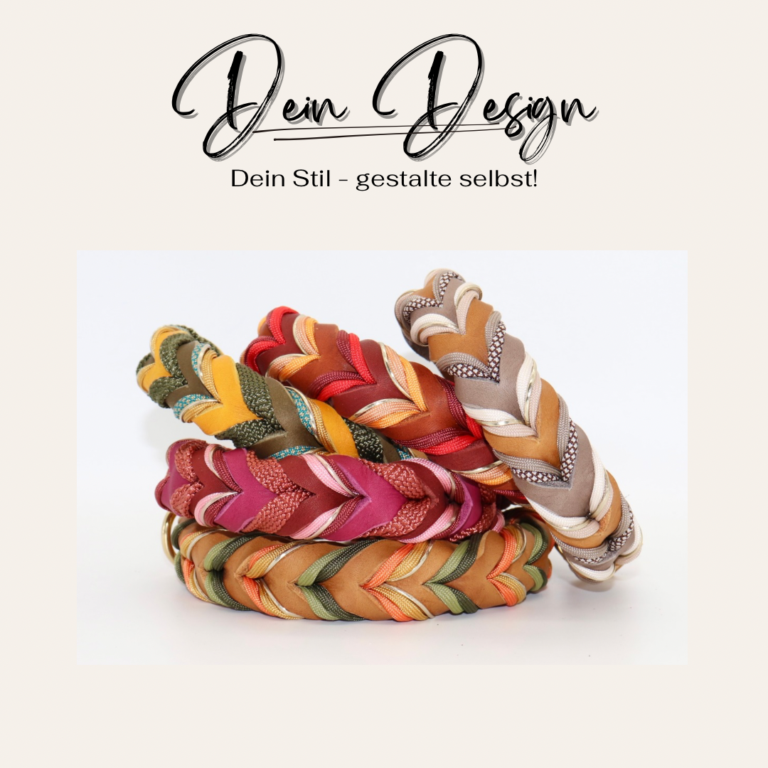 individuelle Halsbandkonfiguratoren - Lederhalsband selbst gestalten