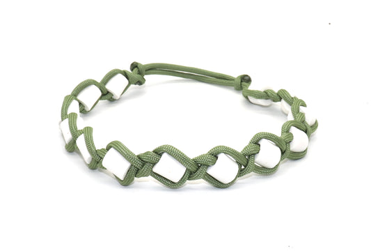 Halsband EM-Keramikpipes grün