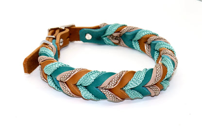 Hundehalsband Fettleder