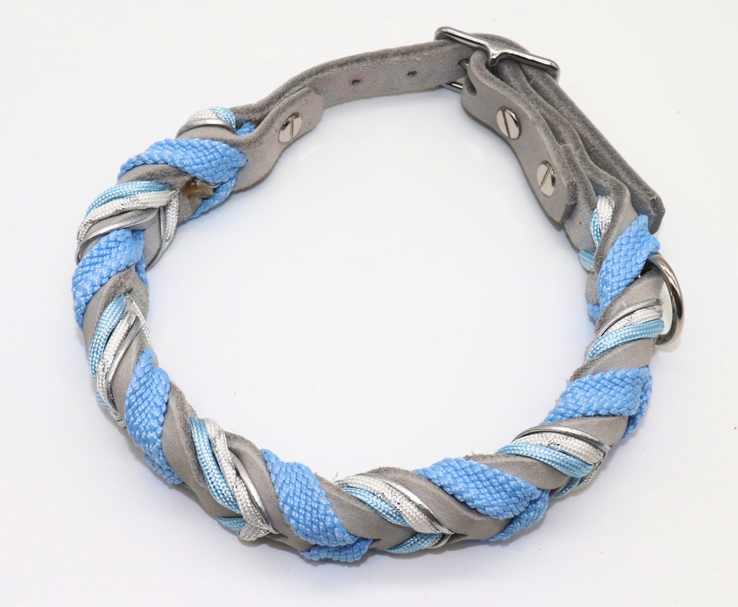 geflochtenens  Fettlederhalsband winterlich