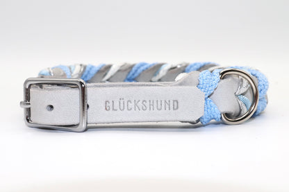 winterliches Fettlederhalsband geflochten