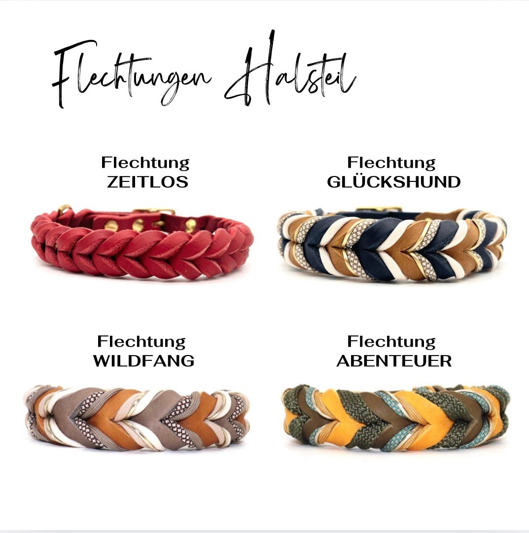 Retrieverleine/Moxonleine geflochten