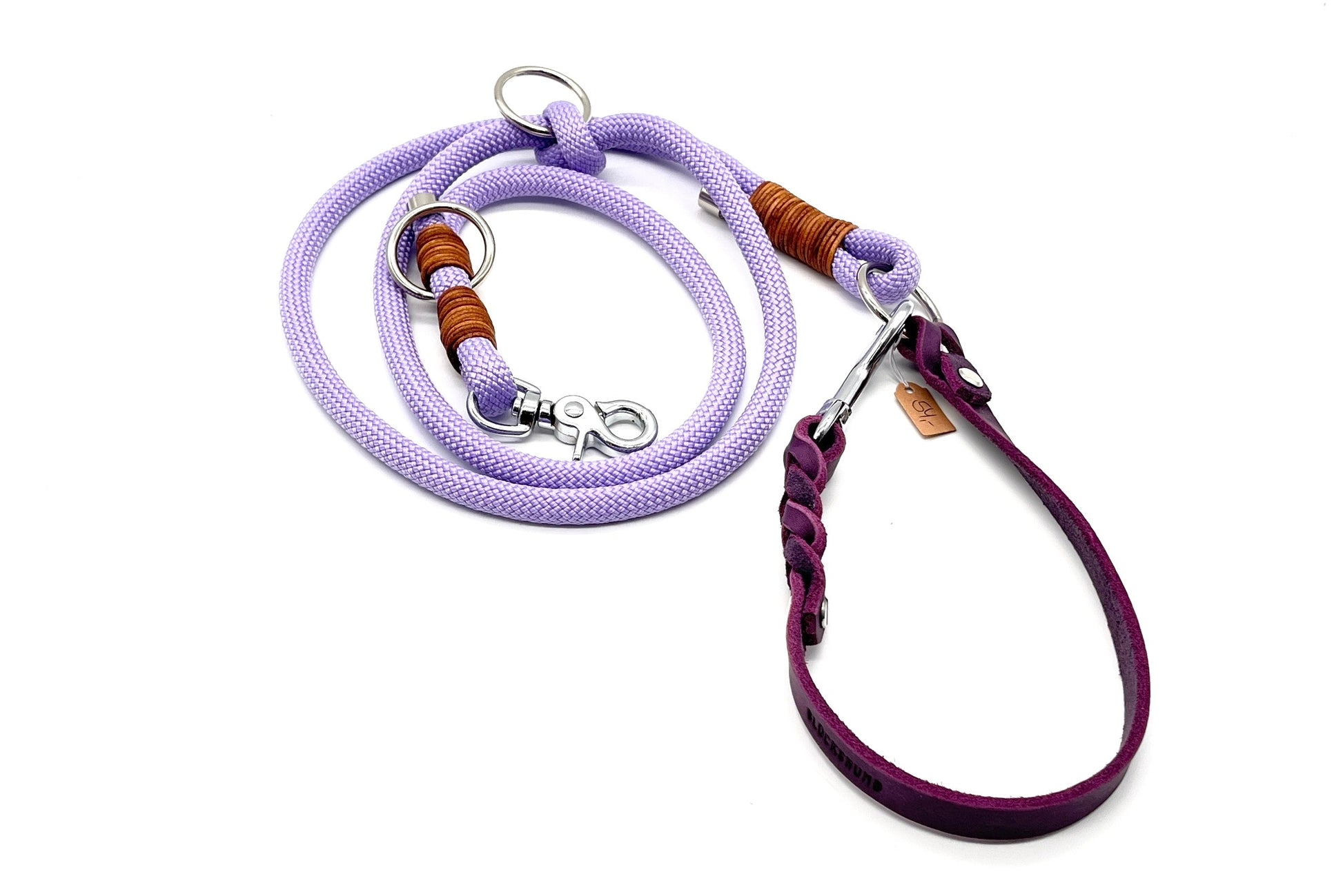 Tauleine Flieder Lila Pflaume  Hundeleine PPM Seil Hundeleineseil