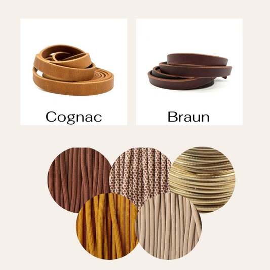 Fettleder Hundehalsband Cognac